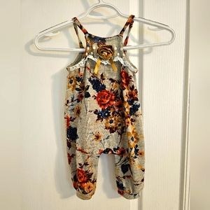 Baby Girl Bonnie Baby Floral Jumper
